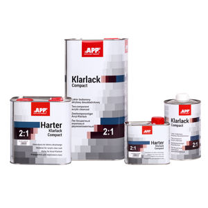 APP 2K Compact Klarlack Harter - intaritor pentru strat transparent acrilic bicomponent