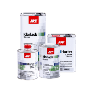 APP Harter Klarlack Glosser 2:1 - intaritor pentru strat transparent acrilic bicomponent