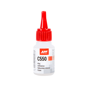 APP C550 - Cyano-acrylic adhesive for rubber and plastic