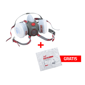 APP AIR Plus A1+P2 R - Car body paint half-mask set