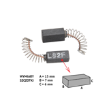 Rupes SW 4 - Perie de carbune LR31, LS91, LE91, BR133 / 135